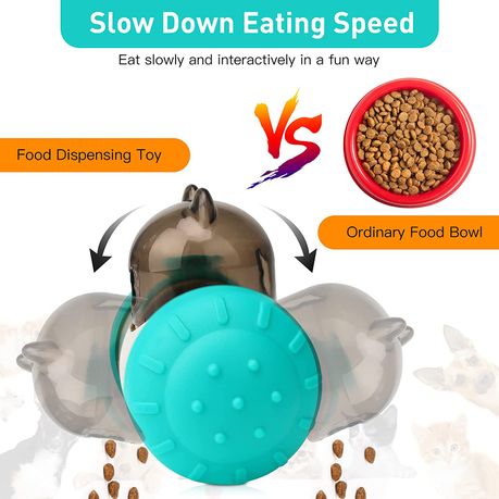 Swing Bear Slow Feeder Cat Dog Food Dispenser