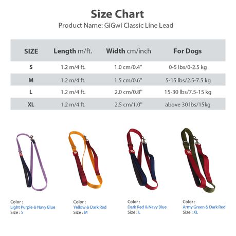 Classic Line Stylish Dog Leash