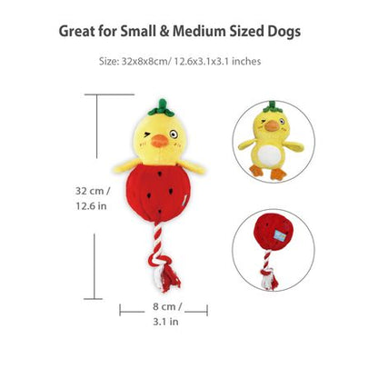 Plush Squeaky Dog Toy Chick-foodie ord with Squeaker