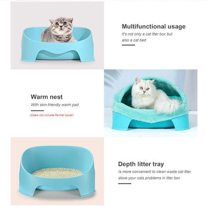Stylish Multi functional Durable Bed and Litter Box for Cats
