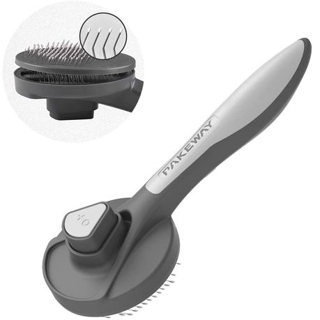T9 Cat Dog Grooming Brush Self Cleaning Shedding Brush
