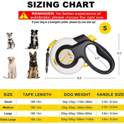 FIDA Smart Walk AutoBrake Retractable Dog Leash