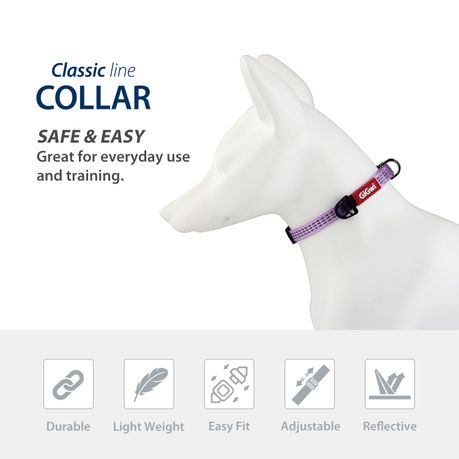 Classic Line Adjustable, Comfortable and Durable Dog Collar
