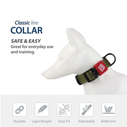 Classic Line Adjustable, Comfortable and Durable Dog Collar