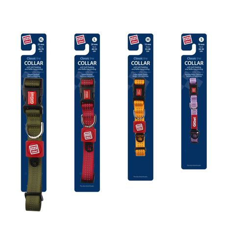 Classic Line Adjustable, Comfortable and Durable Dog Collar
