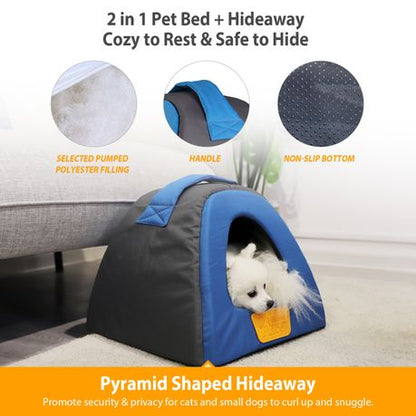 Water Resistant Comfortable Foldable Cat and Dog Bed and Tent