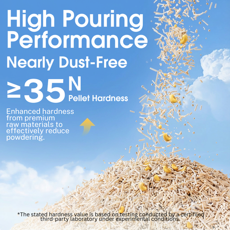 7L Soya Cat Litter,Clumping,Flushable,Absorbent,Fast Drying
