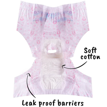 Disposable Female Dog Diapers - 10 Pieces