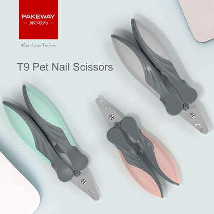 Pakeway T9 Pet Nail Clippers with Safety Switch