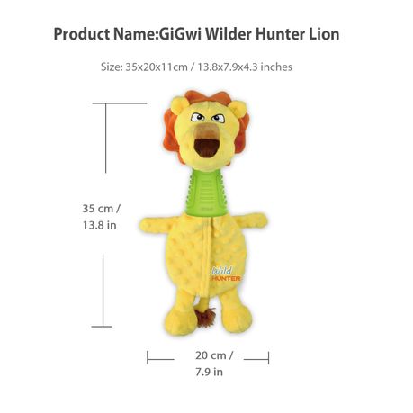 Chase and Catch Durable Squeaky Plush Dog Toy