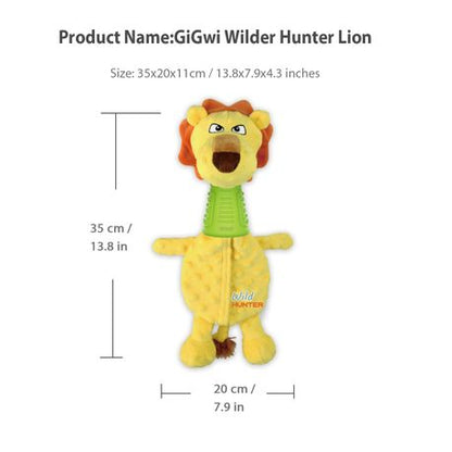 Chase and Catch Durable Squeaky Plush Dog Toy