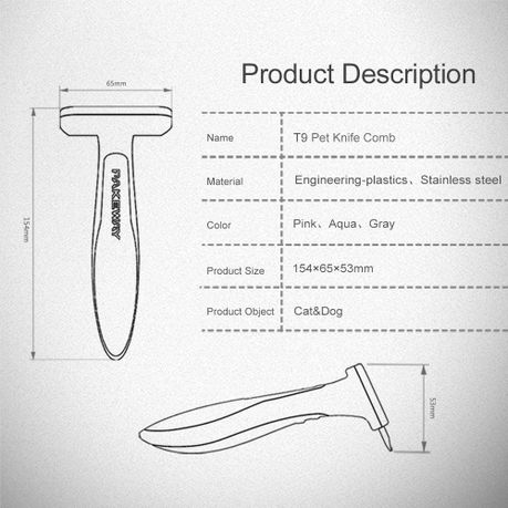 Cats/Dog Hair Brush for Shedding and Grooming Hair Trimmer