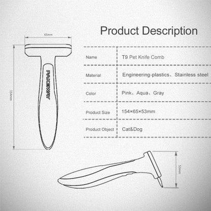 Cats/Dog Hair Brush for Shedding and Grooming Hair Trimmer
