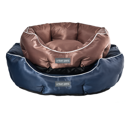 Round Water Resistant Anti-Static Pet Bed Machine Washable