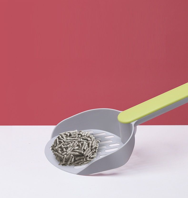 Cat Litter Scoop with Deep Shovel Durable ABS Plastic