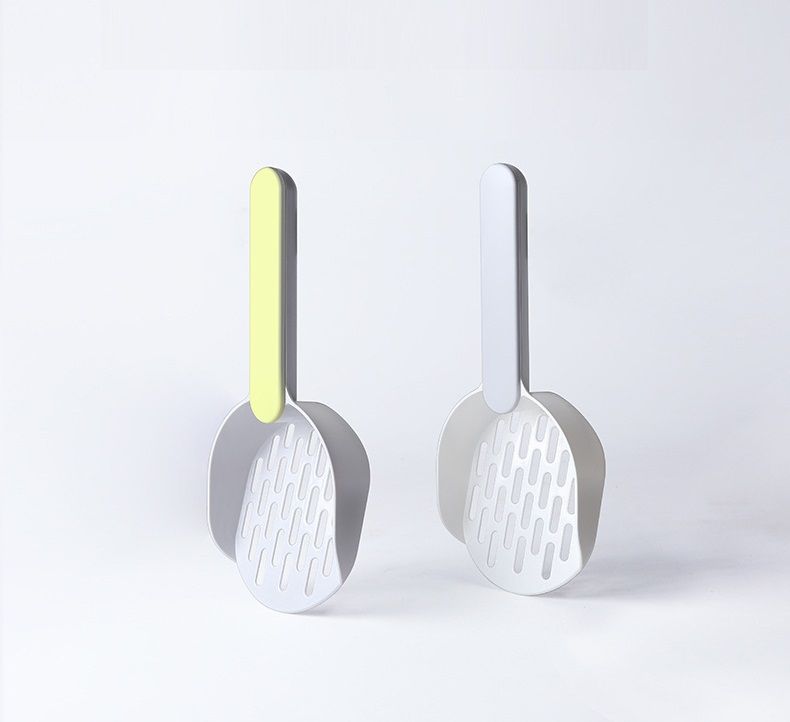 Cat Litter Scoop with Deep Shovel Durable ABS Plastic
