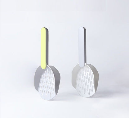 Cat Litter Scoop with Deep Shovel Durable ABS Plastic