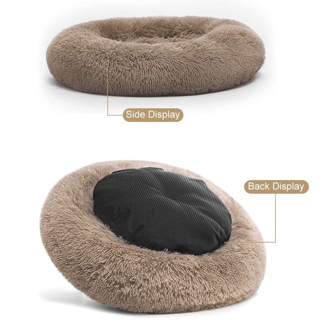 Premium Plush Calming Cuddle Bed for Cats & Dogs