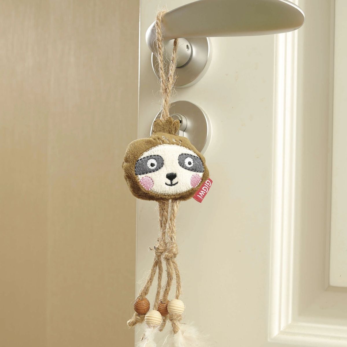 Catch and Scratch Silvervine Cat Plush and Feather Toy