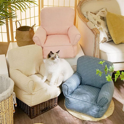 Pet Sofa Bed for Cats and Dogs Warm Soft Wear Resistant