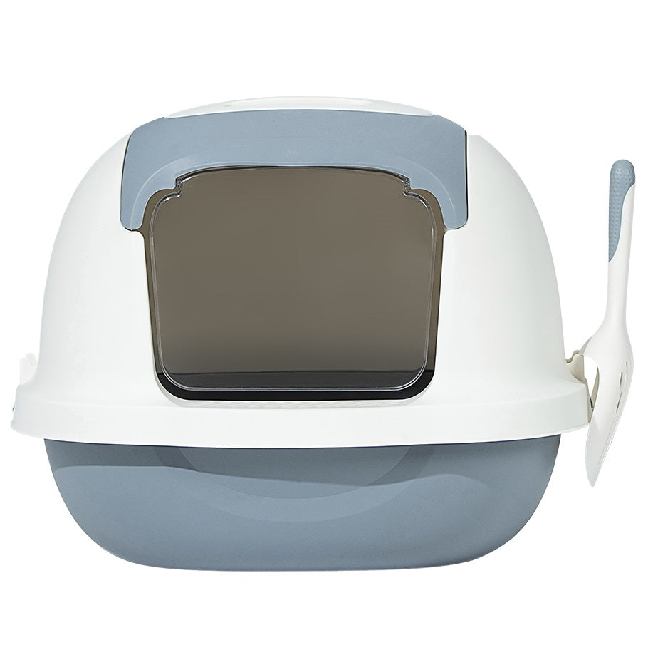 Fully Enclosed Hooded Cat Litter Box with Litter Scoop