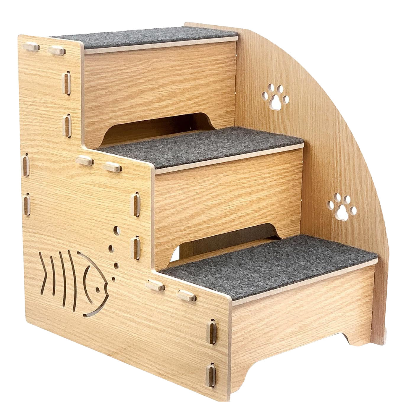 Wooden cat dog pet support step ladder non-slip - buy online Urban Pets South Africa