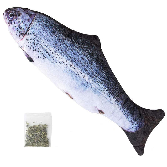 Electric Flopping Fish Moving Cat Kicker - shop online cat toy South Africa