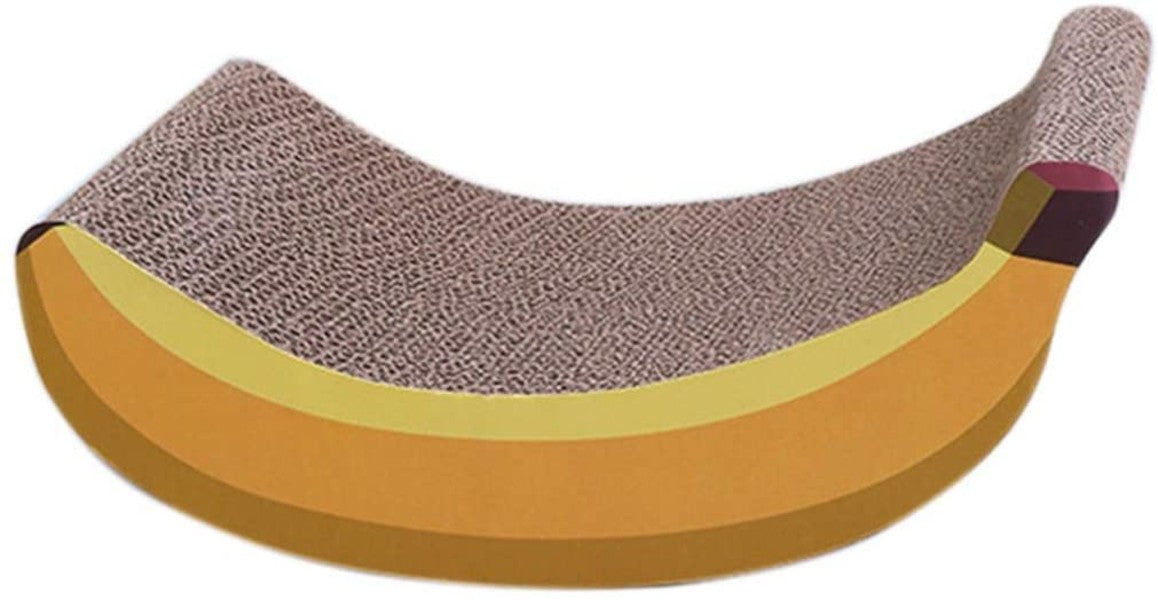 Banana shaped paper cat scratcher bed for indoor cats - buy online Urban Pets South Africa