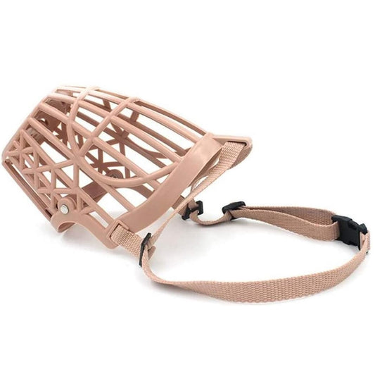 SoftPlastic Dog Muzzle Anti Bite Adjustable - shop online pet accessory South Africa
