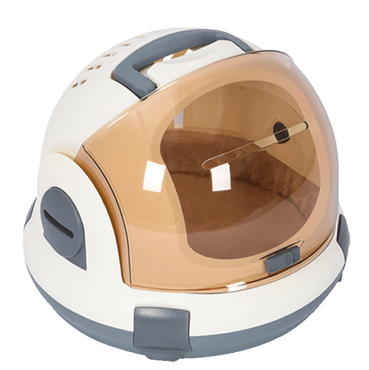 Astronaut space capsule travel pet carrier with transparent window for cats and small dogs – Urban Pets South Africa