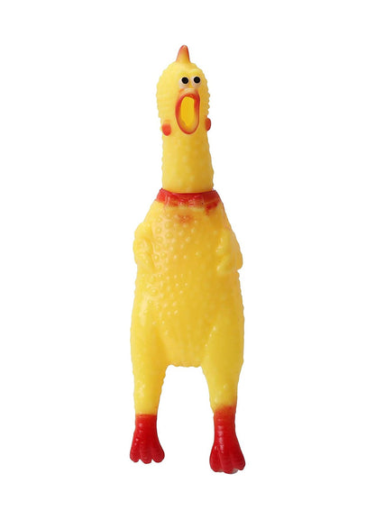 Squeaky Rubber Chicken Dog Chew Toy - shop online dog toy South Africa