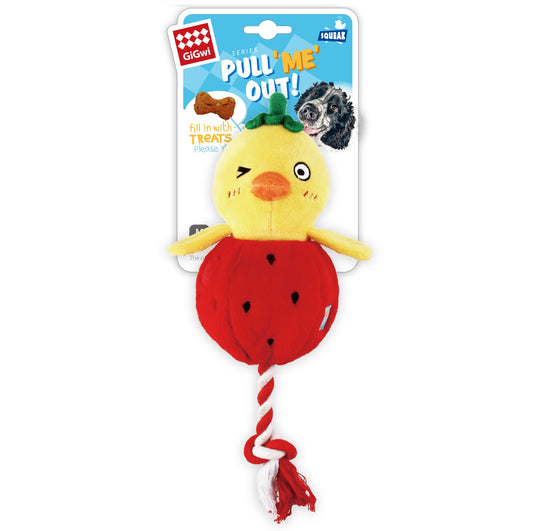 Plush Squeaky Dog Toy Chick-foodie ord - shop online dog toy South Africa