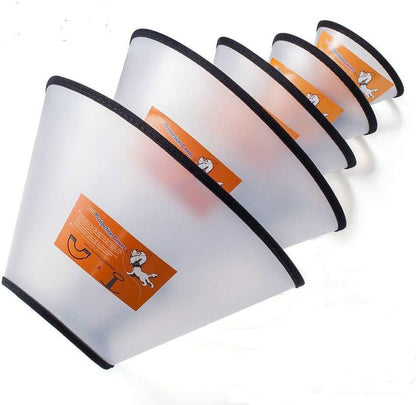 Dog Cone Recovery Collar, Adjustable Protective - shop online dog collar leash South Africa