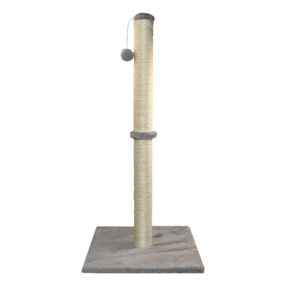 Fluffy sisal cat scratch post with sling fluff ball toy - buy online Urban Pets South Africa